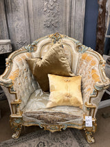 Luxury antique gold cushion.