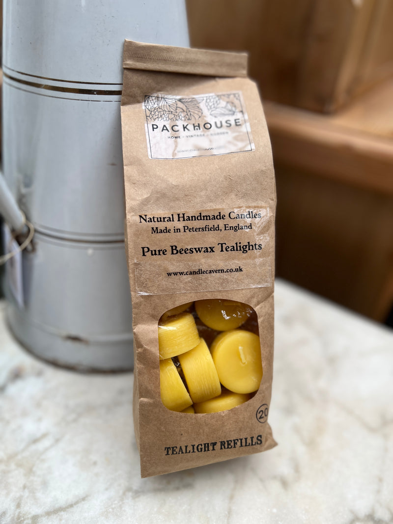Packhouse Pure Beeswax Tealight refills x 20