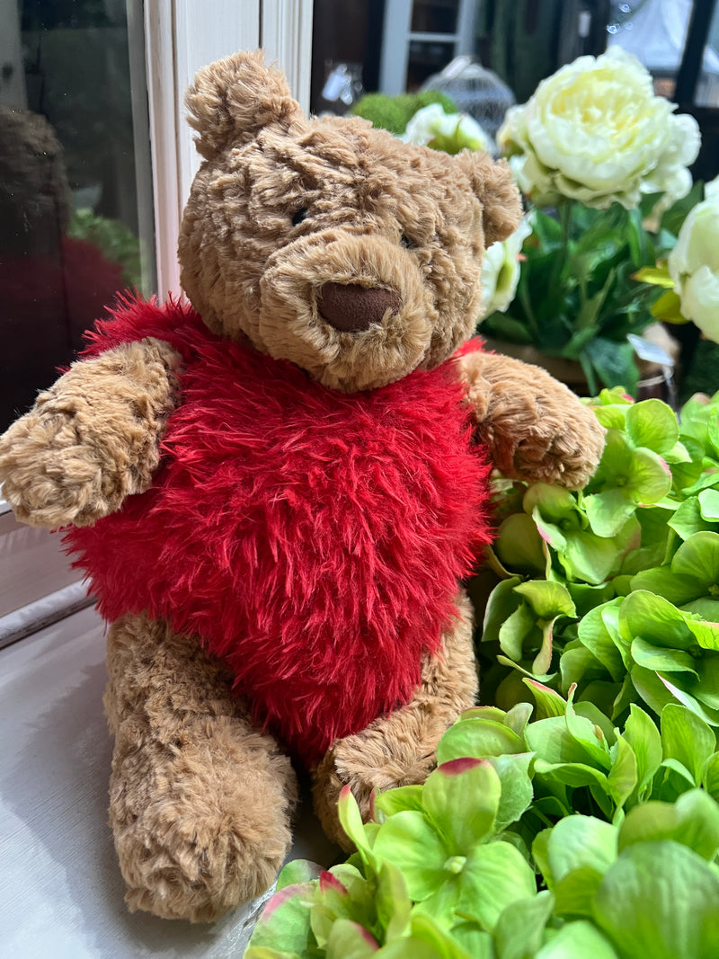 Jellycat© Bartholomew Bear - Valentines costume