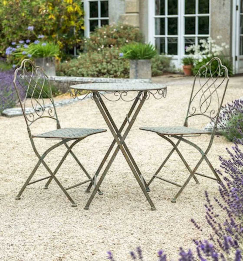 Green Three Piece Bistro Set