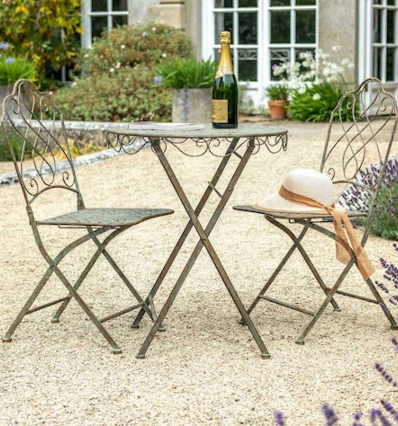 Green Three Piece Bistro Set